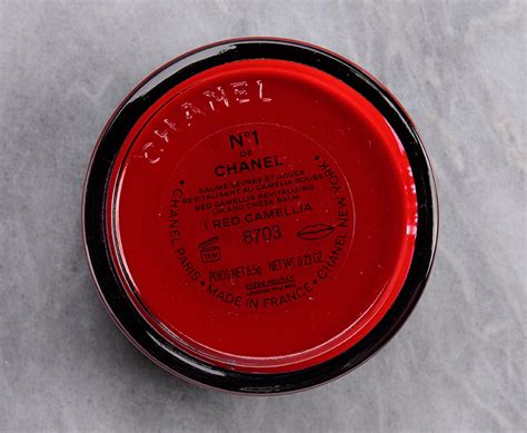 chanel red camellia balm.